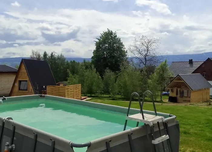 Dom wakacyjny W Górach Izerskich 4 I 6 Osobowy, Agroturystyka, żywe Zwierzęta, W Pełni Wyposażone, Plac Zabaw Dla Dzieci, Ognisko Z Kijkami I Rusztem, Ogrzewanie I Klimatyzacja, Latem Basen *